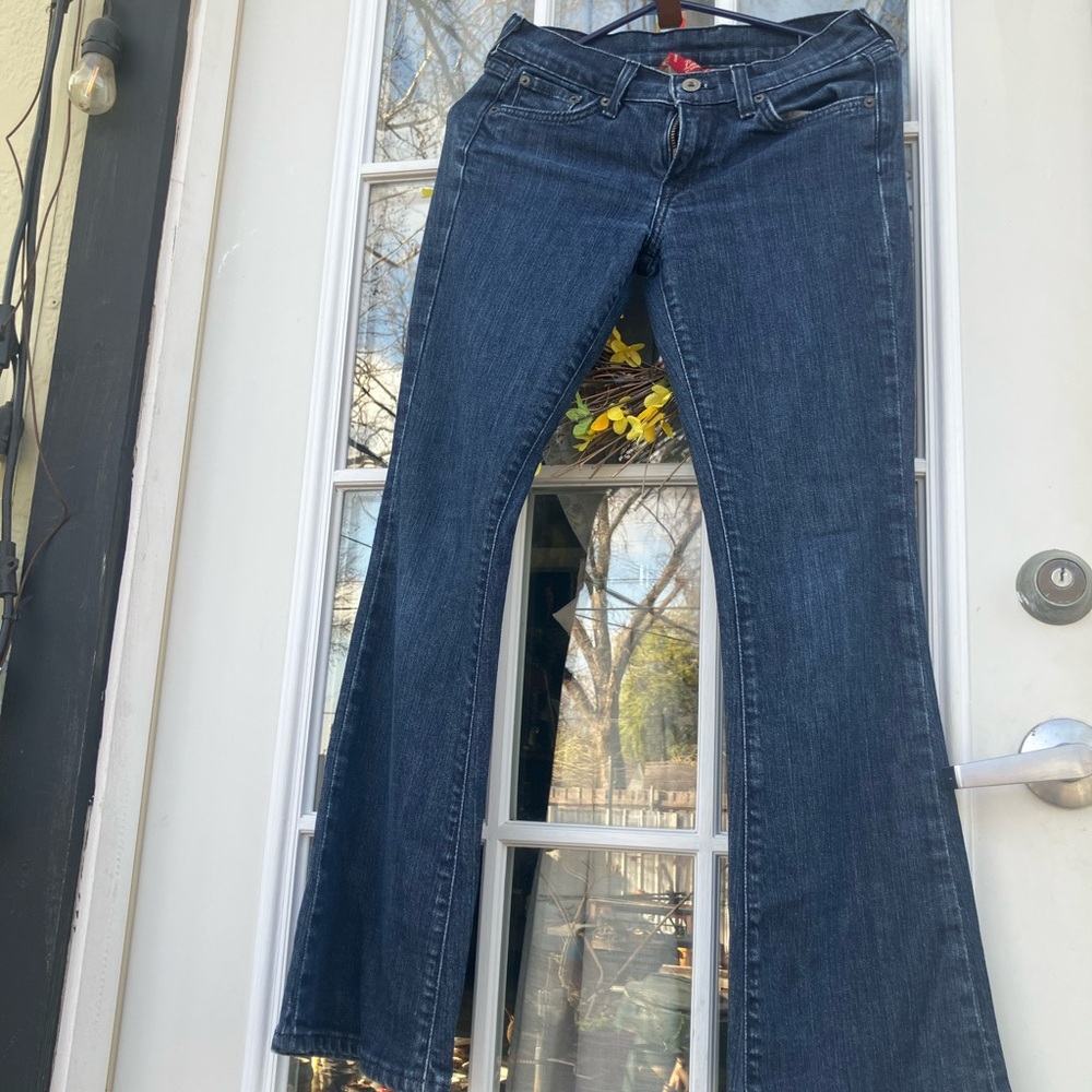 Lucky Brand Dark Indigo Flare Jeans